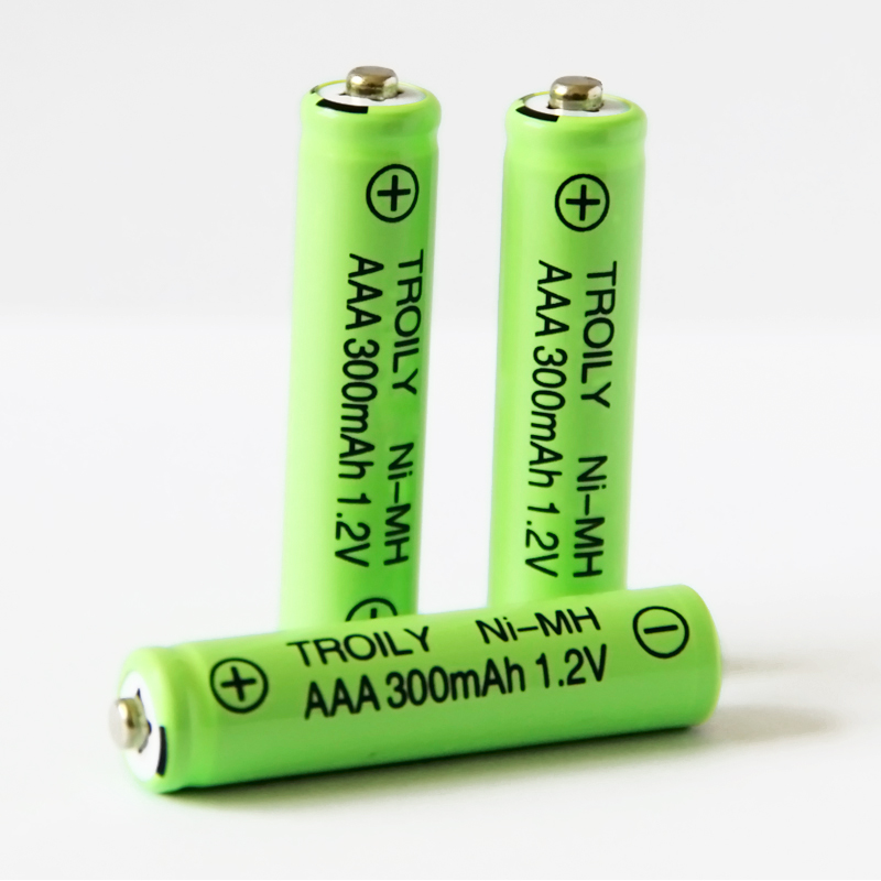 Ni-MHAAA300mAh 1.2V J尖帽電池