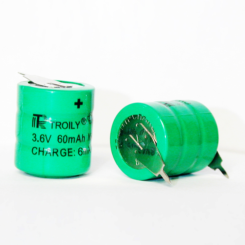 Ni-MH60mAh 3.6V 柱式帶焊腳